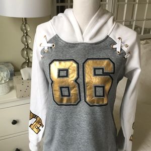 WHITE/GOLD/GREY FOOTBALL JERSEY